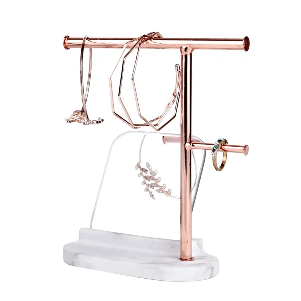 Organizador bijou c/espejo dis.marmol 14x6xh16cm