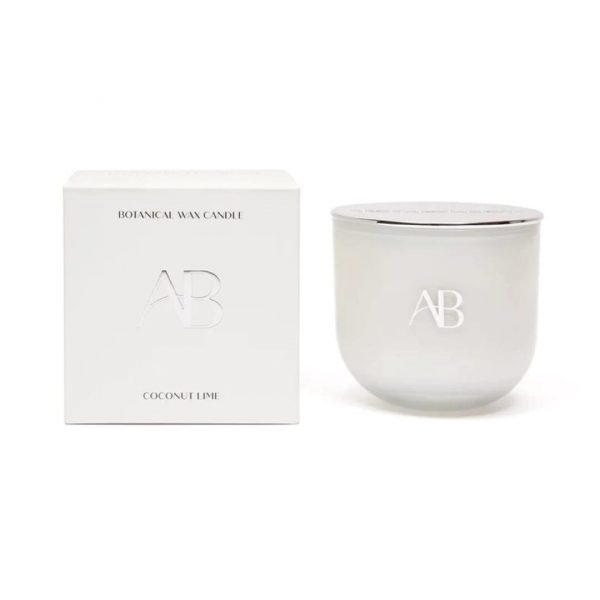 Vela aromativa 340g coconut lime blanco