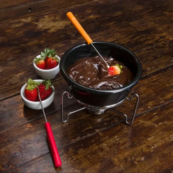 Set fondue 7pcs esmaltado - imagen 2