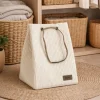 Bolsa p/ropa c/asas 35x30xh50cm pana crudo - imagen 2