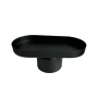 Bandeja c/soporte alto 30x15x13cm negro