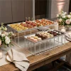 Set x2 soporte metalico 30x15x9/23x10x9cm blanco - imagen 2