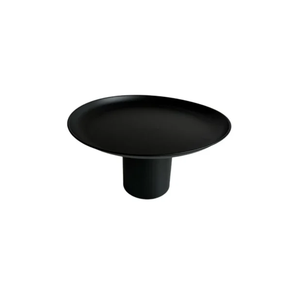 Plato soporte metálico 30x17cm negro Plato soporte metálico 30x17cm negro