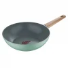 Wok 28cm aluminio forjado huerto verde bergner