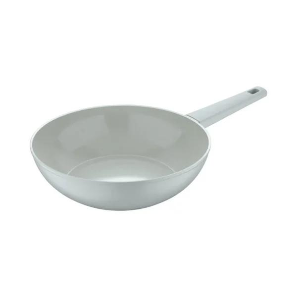Wok 28x7.8cm alum. forjado ind. cemento Wok 28x7.8cm alum. forjado ind. cemento