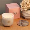 Vela aromativa 340g marshmallow rosa - imagen 3