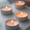 Set 50 velas tealight blanco - imagen 2