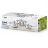 Bateria de cocina 6 piezas acero inoxidable san ignacio - imagen 3