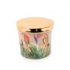Vela aromatica 205ml recip flamencos c/tapa lavanda