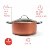 Olla c/ tapa d22cm 3.7l curry cobre