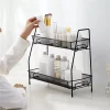 Organizador mesa acero negro 36x17x33cm - imagen 2