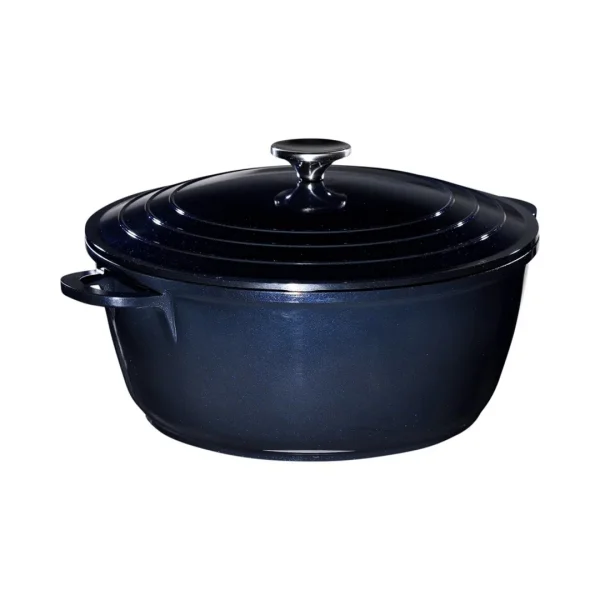 Olla c/tapa 20x9cm alum.fund.excalibur dark blue - imagen 3