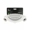 Colador silicona con clip p/olla 21x9cm blanco