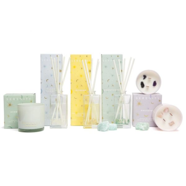 Vela aromatica c/piedras serenity amethyst - imagen 3