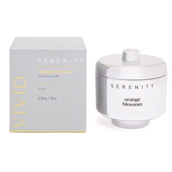 Vela serenity 230g naranja persa y cassis