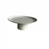 Plato soporte metálico 25x10cm blanco