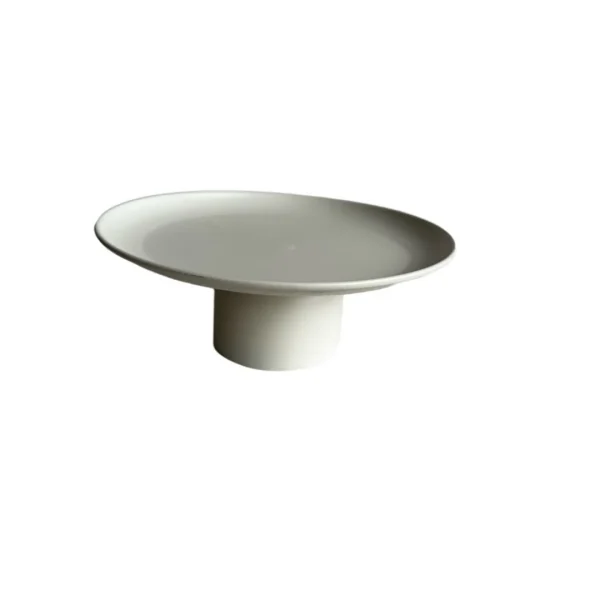 Plato soporte metálico 25x10cm blanco Plato soporte metálico 25x10cm blanco
