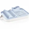 Escurridor plastico c/bandejasurtido en 3 colores celete, gris , rosa 30.5x48x12cms - imagen 4