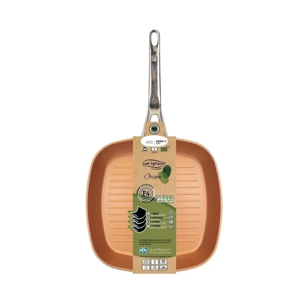 Plancha 28x28x4cm alum forj induccion origen - imagen 3