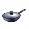 Wok 28x8cm aluminio fundido c/tapa indigo mp - imagen 3