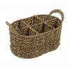 Organizador 6 div. 18x28xh13cms fibra natural