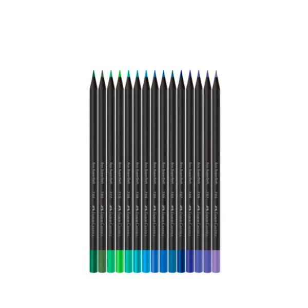 Lapices Supersoft Colores Frios x15 Faber-Castell - imagen 2