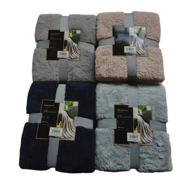 MANTA SHERPA EXTRA SOFT 127x152CM SURTIDO MANTA SHERPA EXTRA SOFT 127x152CM SURTIDO