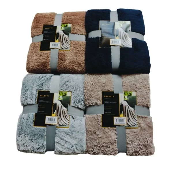 MANTA SHERPA EXTRA SOFT 127x152CM SURTIDO - imagen 2
