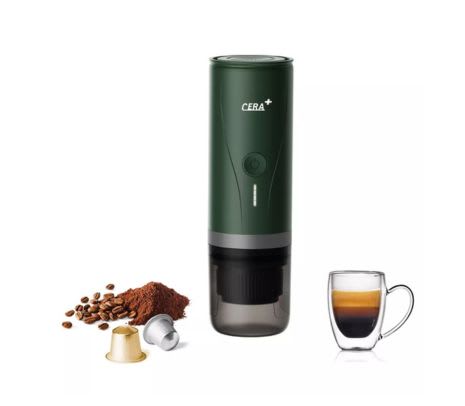 CERA+ PCM03 CAFETERA ESPRESSO PORTATIL GREEN CERA+ PCM03 CAFETERA ESPRESSO PORTATIL GREEN
