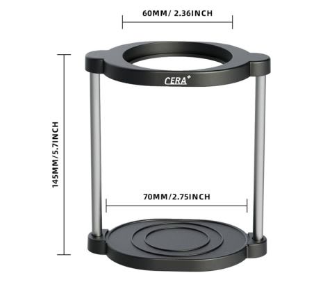 CERA+ SD01 SOPORTE PORTATIL PARA CAFETERA BLACK CERA+ SD01 SOPORTE PORTATIL PARA CAFETERA BLACK