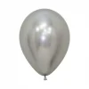 Globo 12" Metalizado Plata x10 DALI - imagen 2