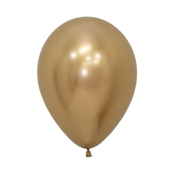 Globo 12" Metalizado Oro x10 DALI