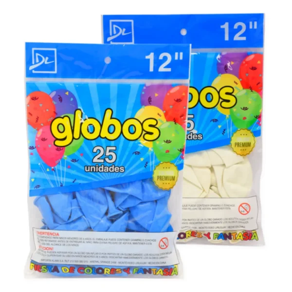 Globo 12" Liso x25 DALI - imagen 2