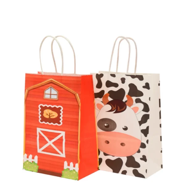 Bolsa de Papel Chica Granja con Asa x12 Bolsa de Papel Chica Granja con Asa x12