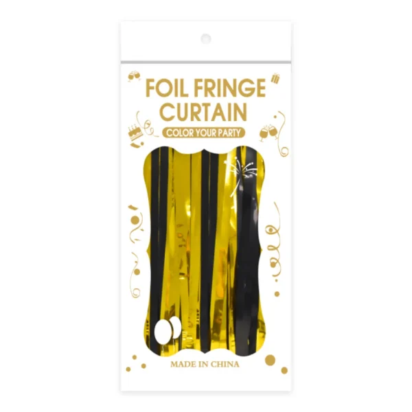 Cortina Aurinegra Holografica