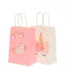 Bolsa de Papel Chica Unicornio con Asa x12