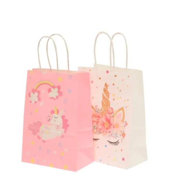 Bolsa de Papel Chica Unicornio con Asa x12 Bolsa de Papel Chica Unicornio con Asa x12