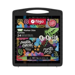 Marcadores TNT Duo Valija x24 Filgo